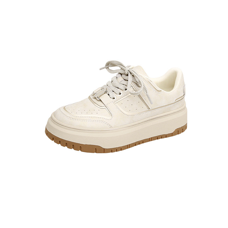 Women's Thick Bottom Heightened Easy Wear Spring Sneakers