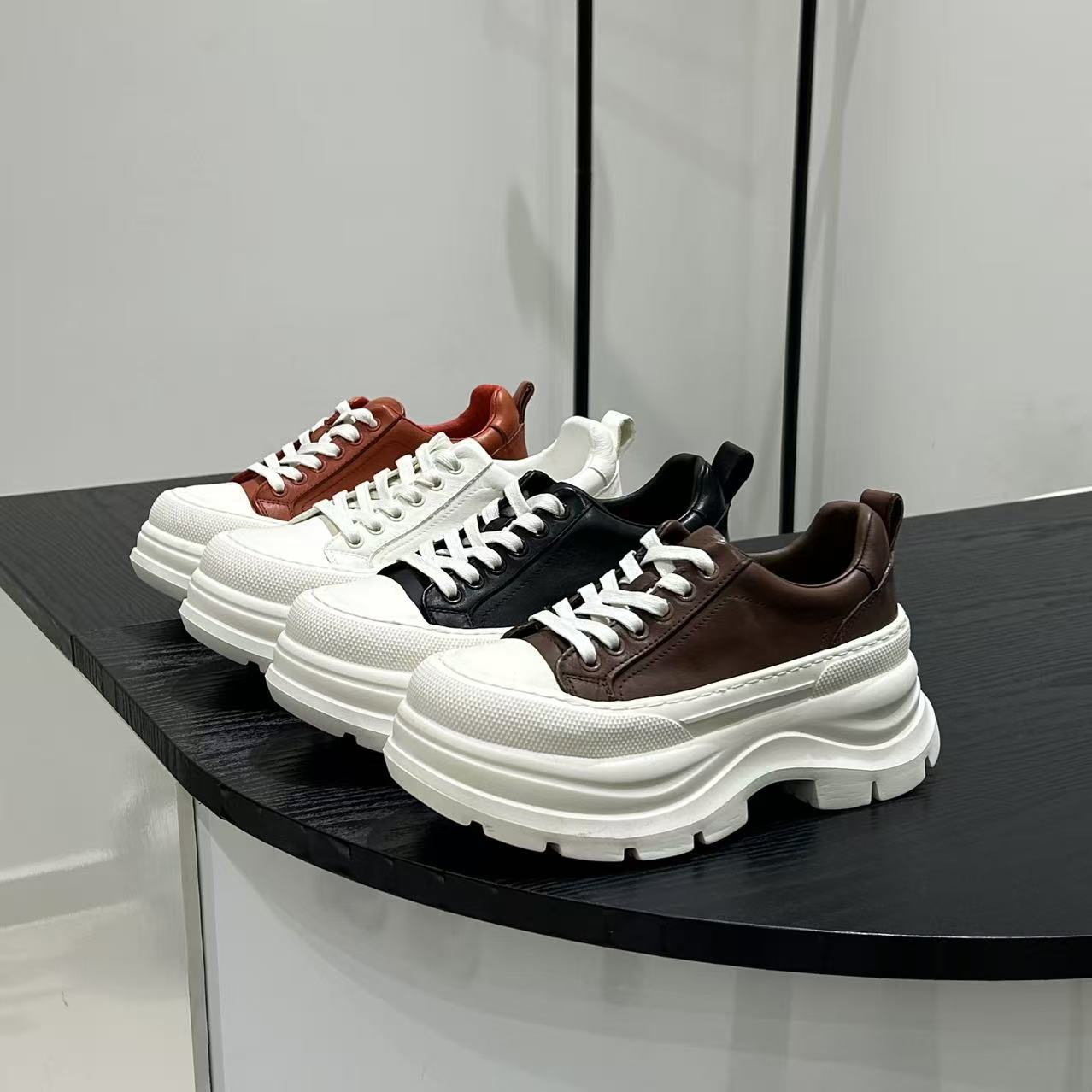 Women's Platform White Height Increasing Not Tired Feet Women's Casual Shoes