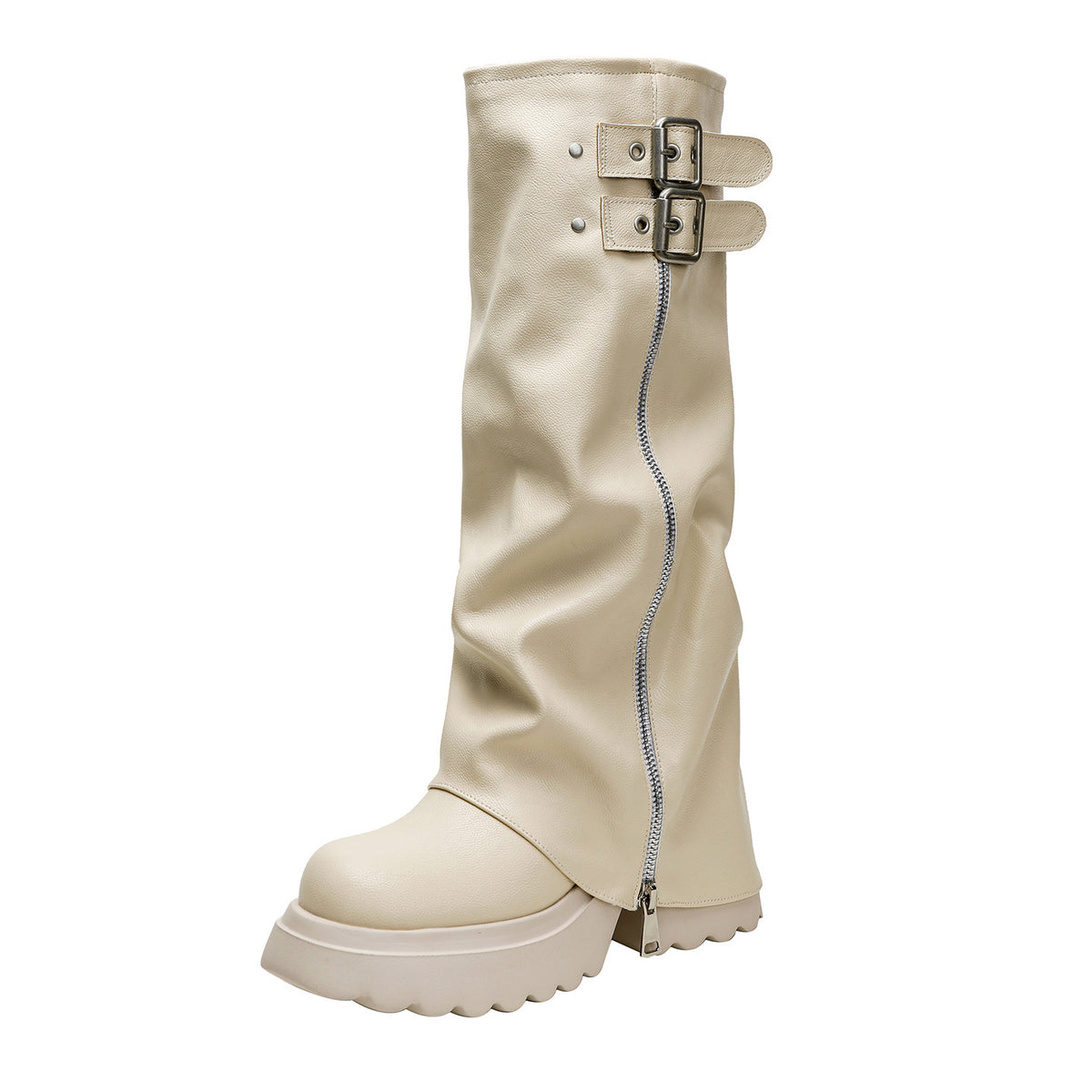 Large Tube Circumference Plus Size Female To Straight Boots