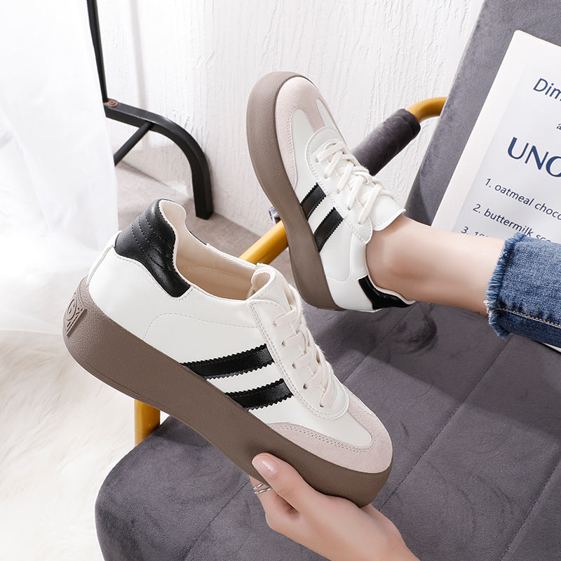 Women's Height Increasing Insole German Training Retro Women's Casual Shoes