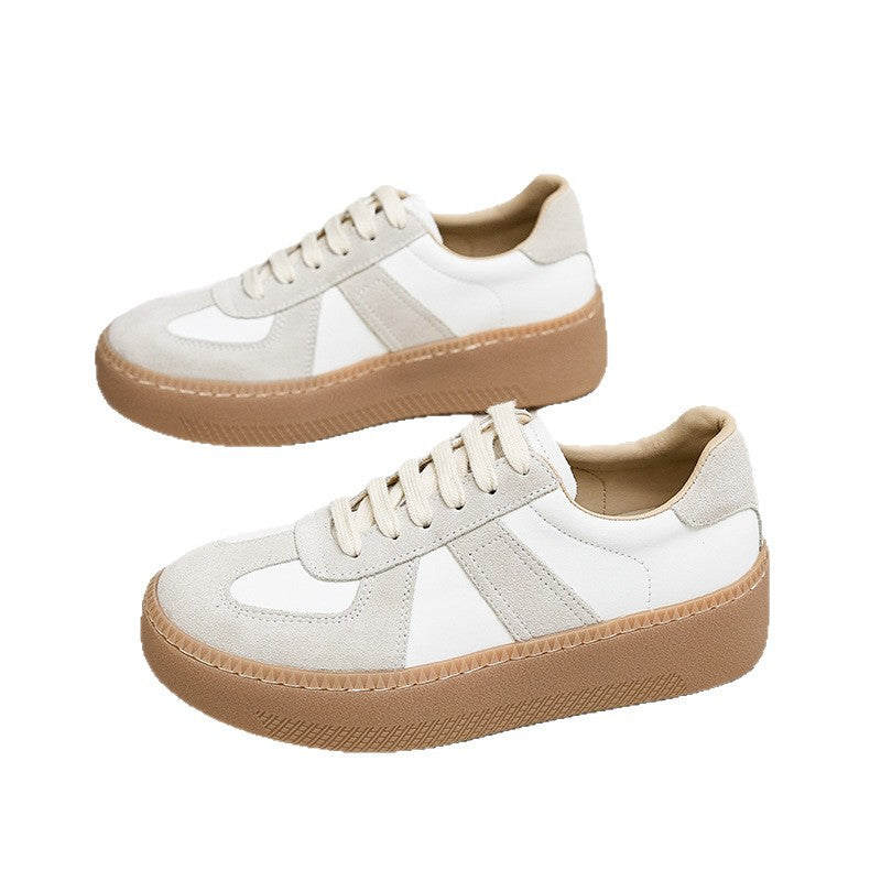 Women's German Training Spring Lace Up Comfortable Board Women's Casual Shoes