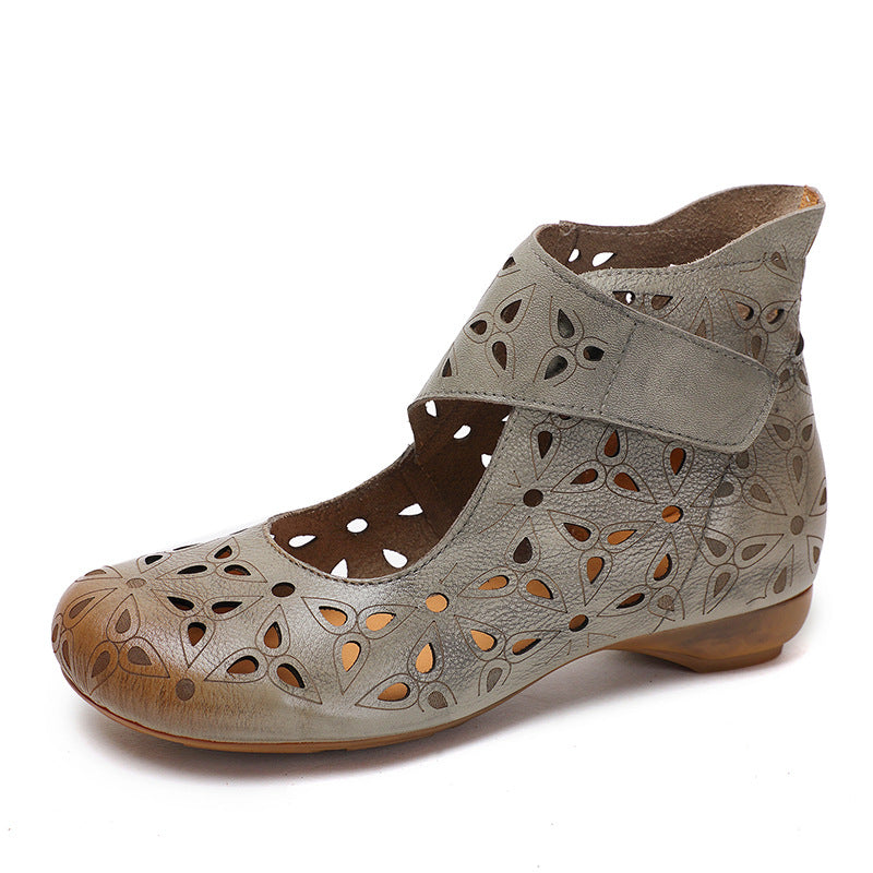 Women's National Style Handmade Hollow Single Ethnic Women's Casual Shoes