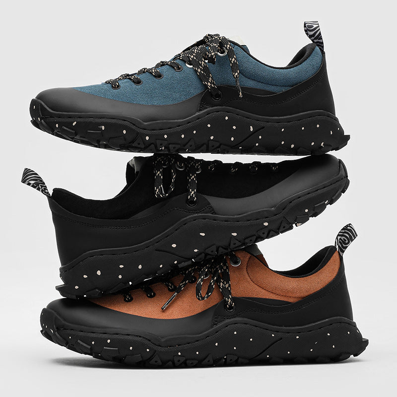 Men's Sports Niche Leisure Outdoor Climbing Hiking Breathable Black Men's Casual Shoes
