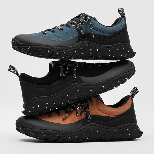 Men's Sports Niche Leisure Outdoor Climbing Hiking Breathable Black Men's Casual Shoes