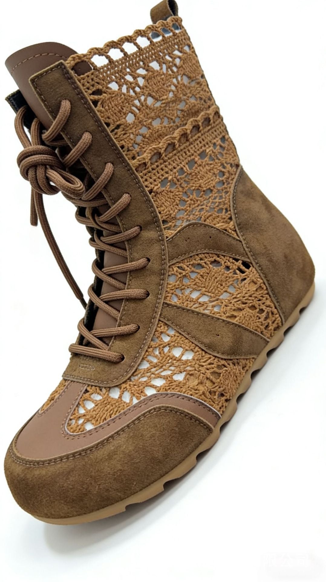 Women's Increasing Cutout Lace Stitching Martin Soft Bottom German Women's Leather Boots