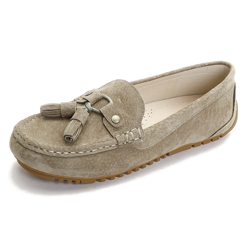 Women's Soft Bottom Slip-on Lofter Pregnant Flat Pumps Women's Casual Shoes