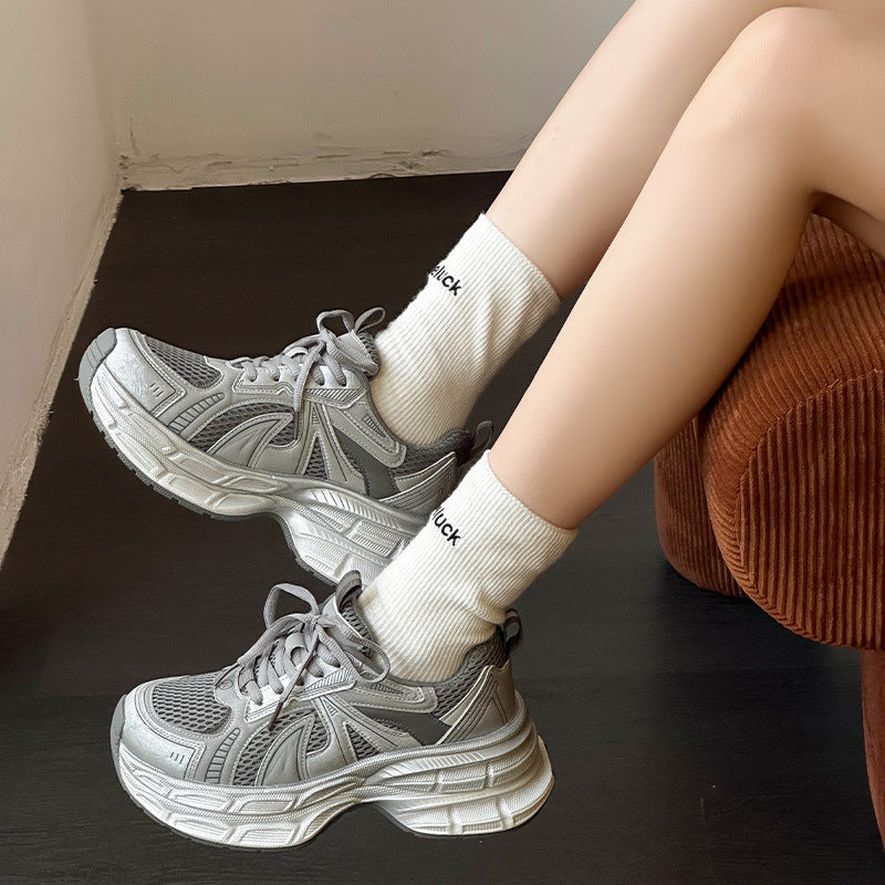 Women's Dad Super Hot Platform Height Increasing Women's Sports Shoes