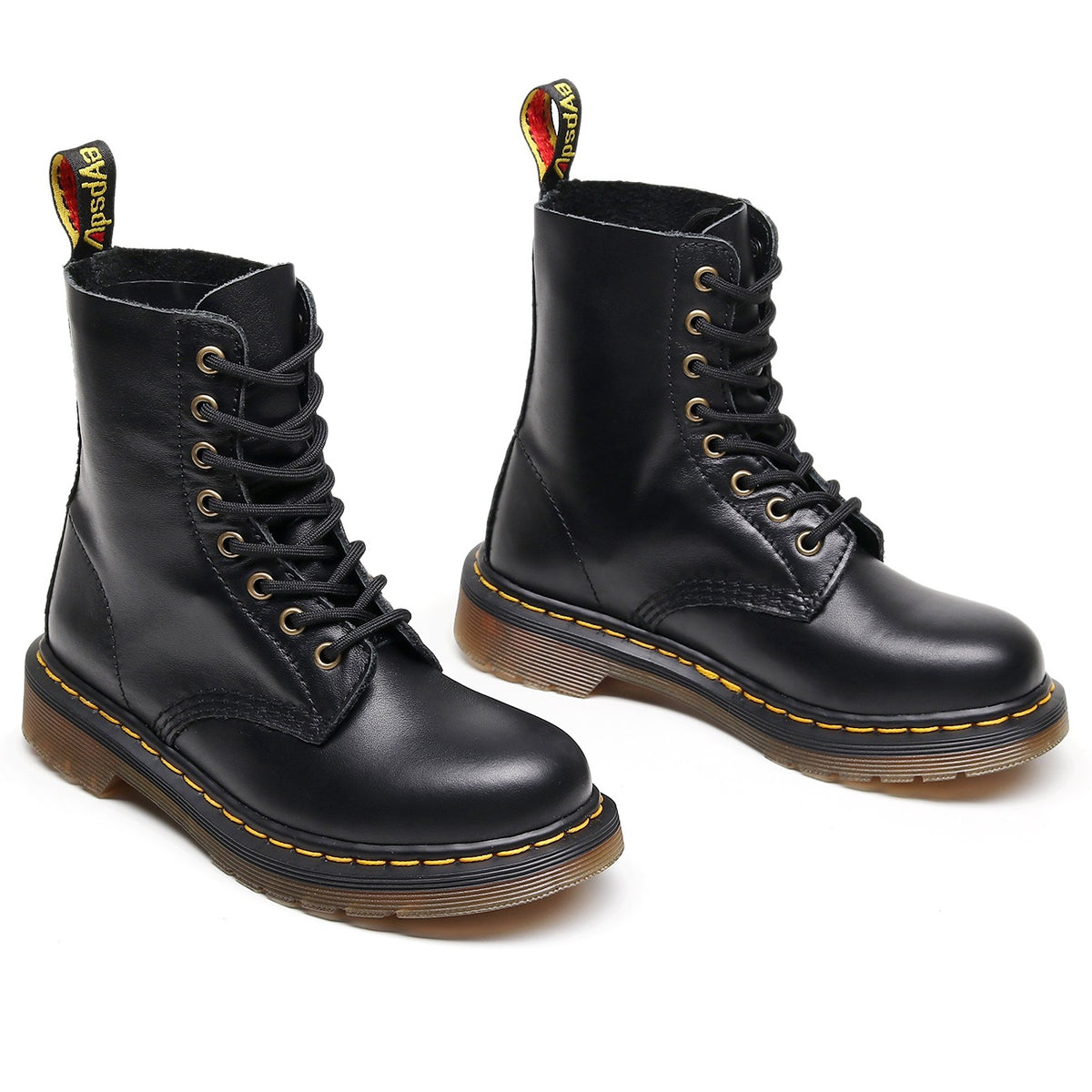Women's & Men's Motorcycle Classic Soft British Style Ankle Round Toe Boots