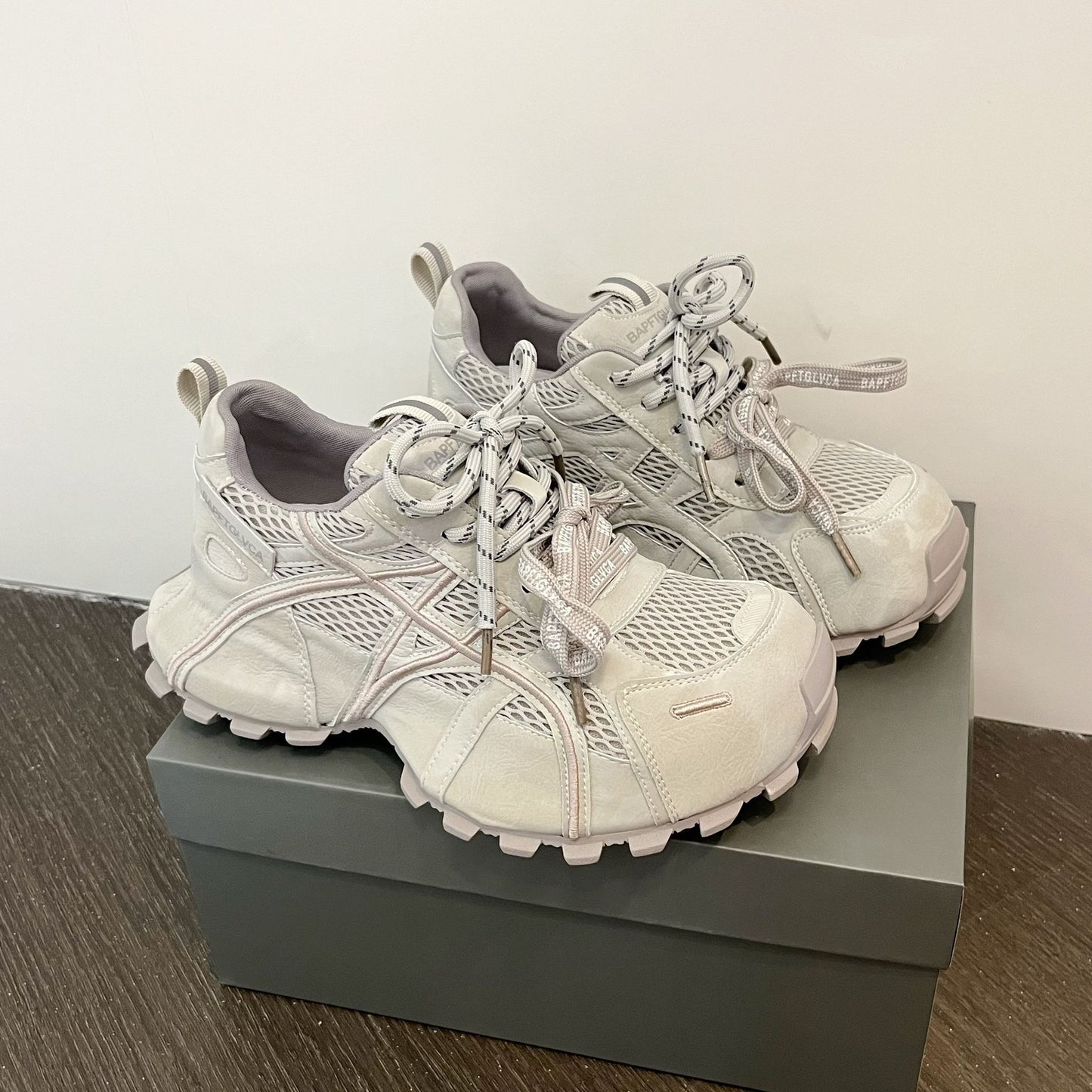 Women's High-grade Platform Dad Niche Double Shoelace Women's Sports Shoes