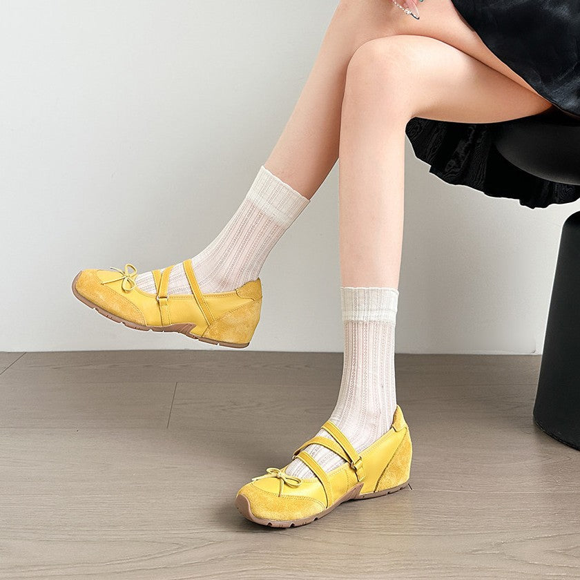 Shallow Mouth Pumps Female Summer Bow Women's Casual Shoes