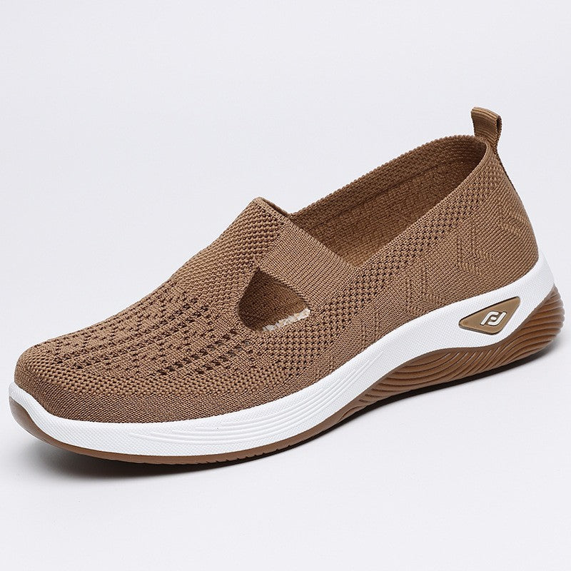 Women's Autumn Old Cloth Flying Woven Breathable Men's Shoes