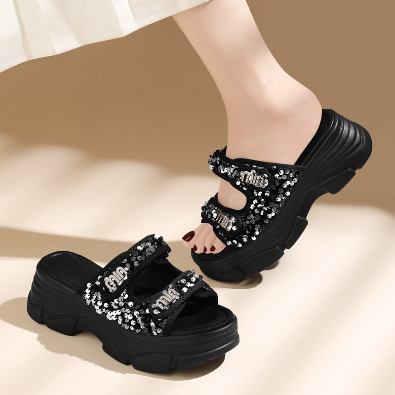 Broken Code Summer Stylish Lightweight Flat Slippers