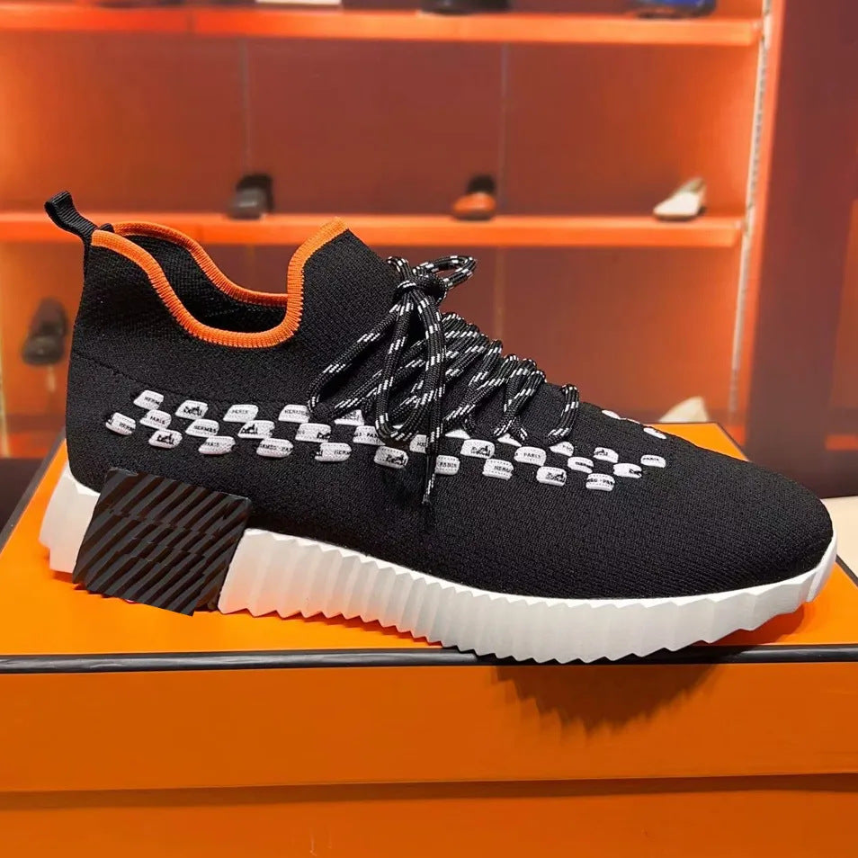 Durable Women's Cowhide Breathable Fashion Comfortable Sneakers