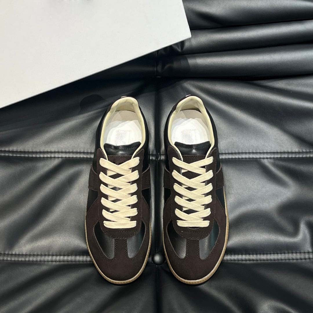 Women's & Men's German Training Flat Genuine Platform Lovers Men's Board Shoes
