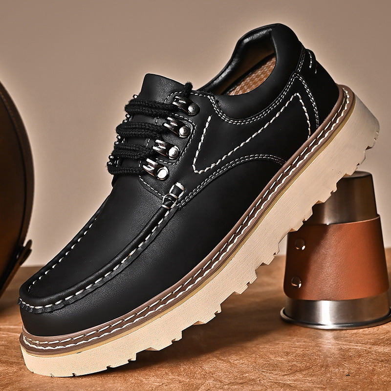 Men's Martin British Retro Outdoor Leisure Big Men's Casual Leather Shoes