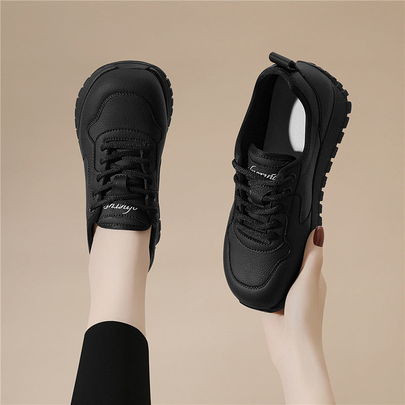 Women's Breathable Spring Travel Mom British Style Soft Women's Casual Shoes