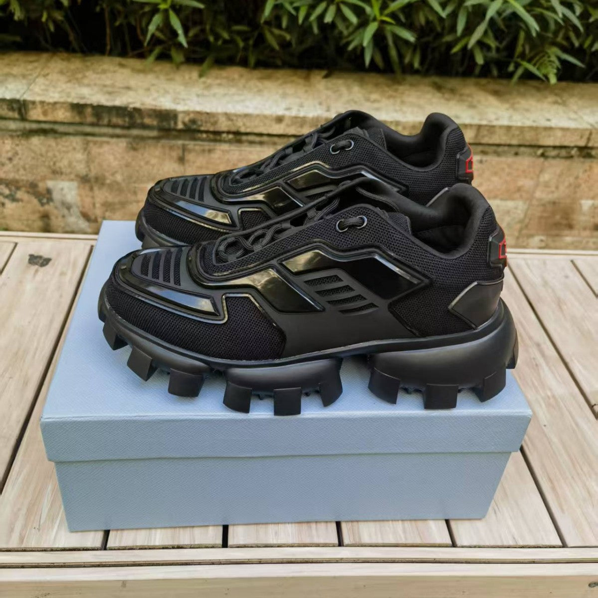 Women's & Men's Sports Cowhide Platform Height Increasing Serrated Men's Casual Shoes