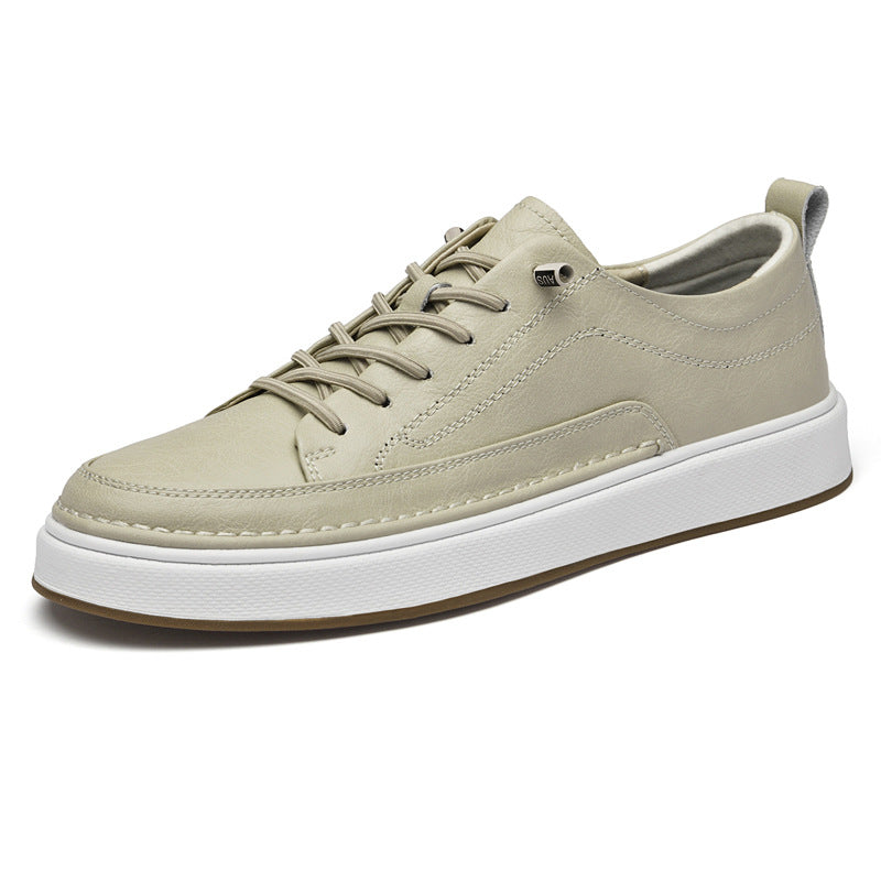 Men's Autumn Korean Style Trendy Simple White Men's Board Shoes