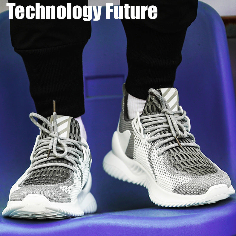 Men's Running Korean Style Thick Height Increasing Sneakers