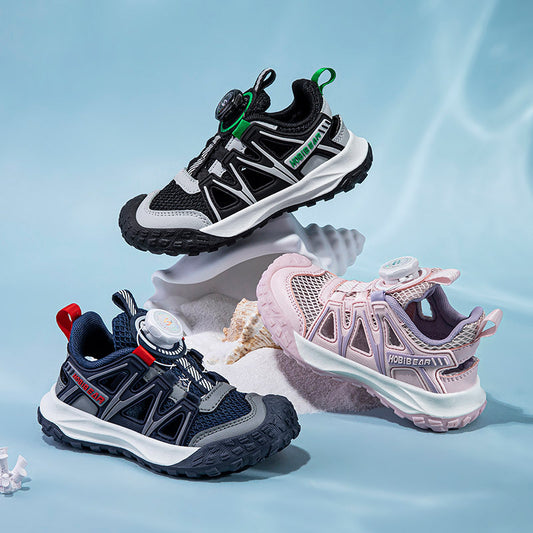 Children's Summer Rotating Buckle Boys Closed Toe Kid's Sandals