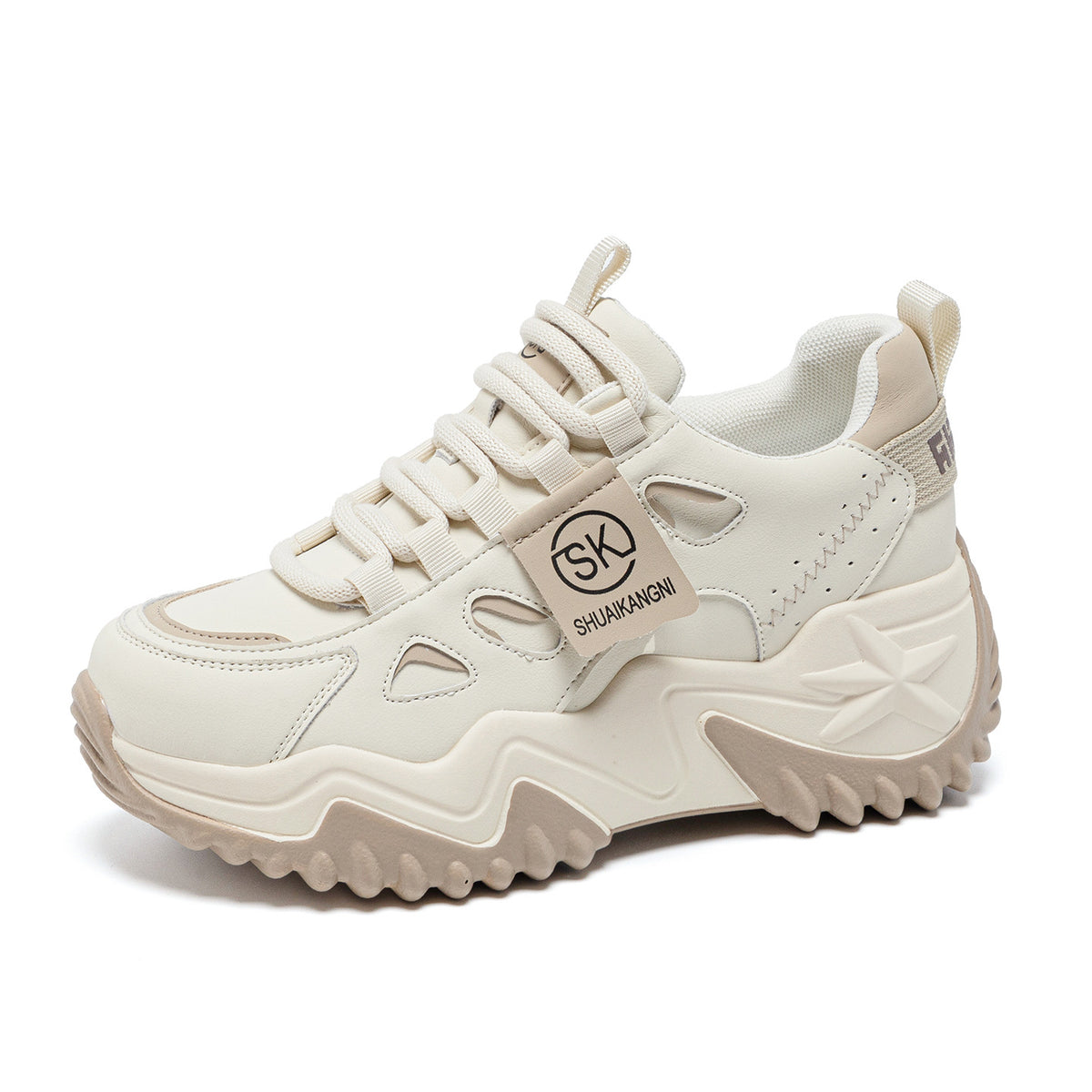 Women's Thick Bottom Spring Height Increasing Insole Versatile Korean Style Daddy Women's Casual Shoes