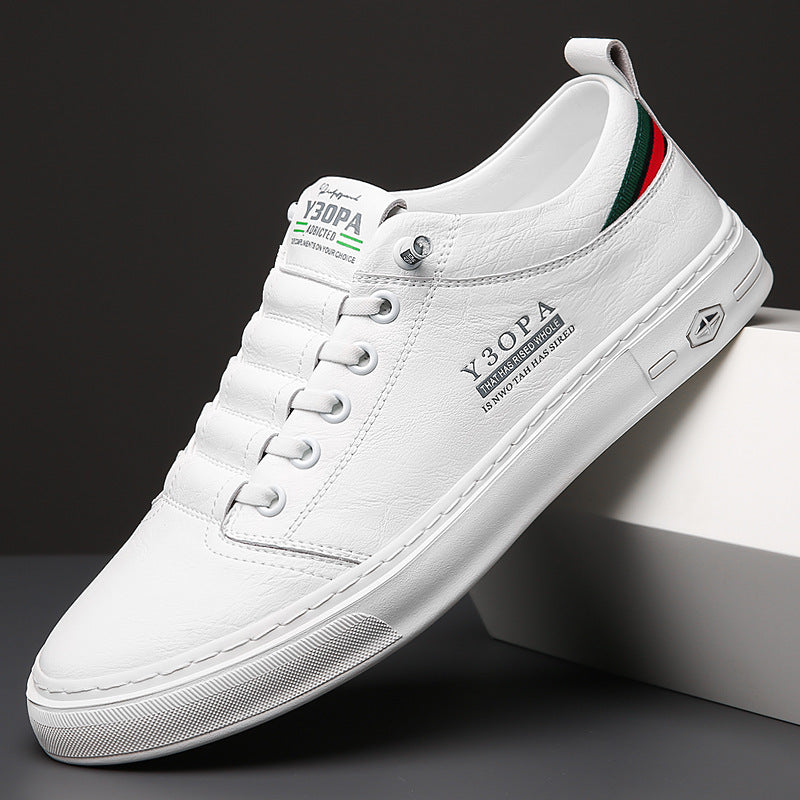 Men's Summer Trendy Sports White Flat Slip-on Casual Shoes