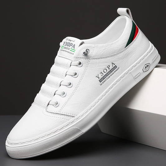 Men's Summer Trendy Sports White Flat Slip-on Casual Shoes
