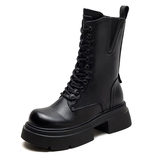 Women's Dong Fleece-lined Thermal Middle Tube Top Boots