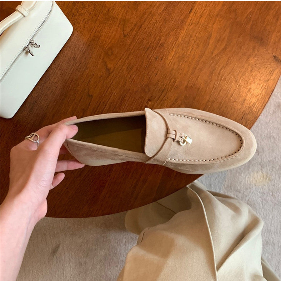 Women's Old Money Style Genuine High-grade Slip-on Flat Loafers