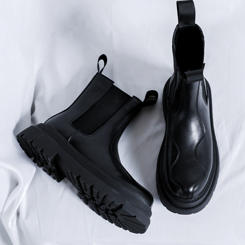 Men's Fashion Motorcycle High Top British Style Sense Boots