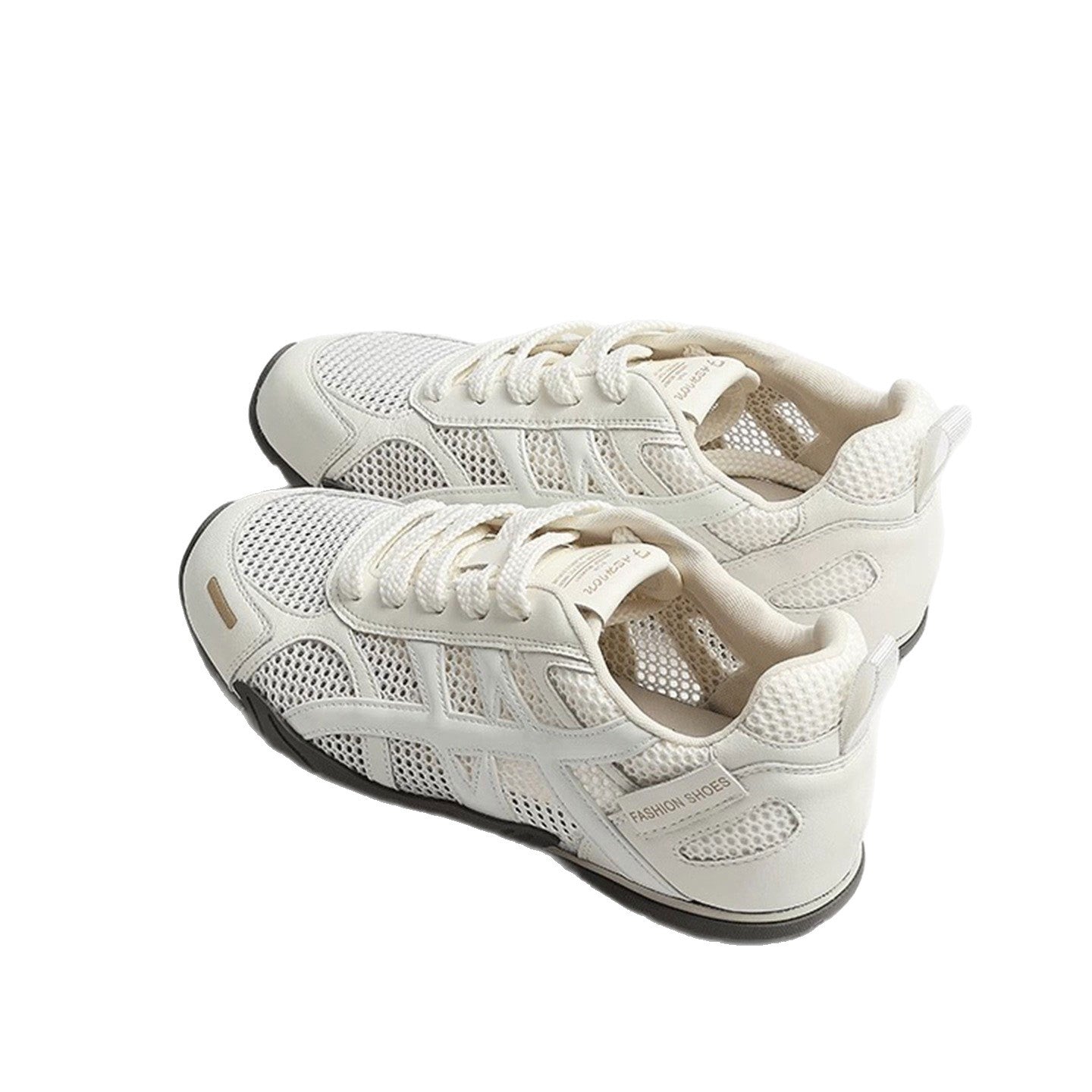 Women's Cowhide Ballet Training White Flat Lightweight Women's Sports Shoes