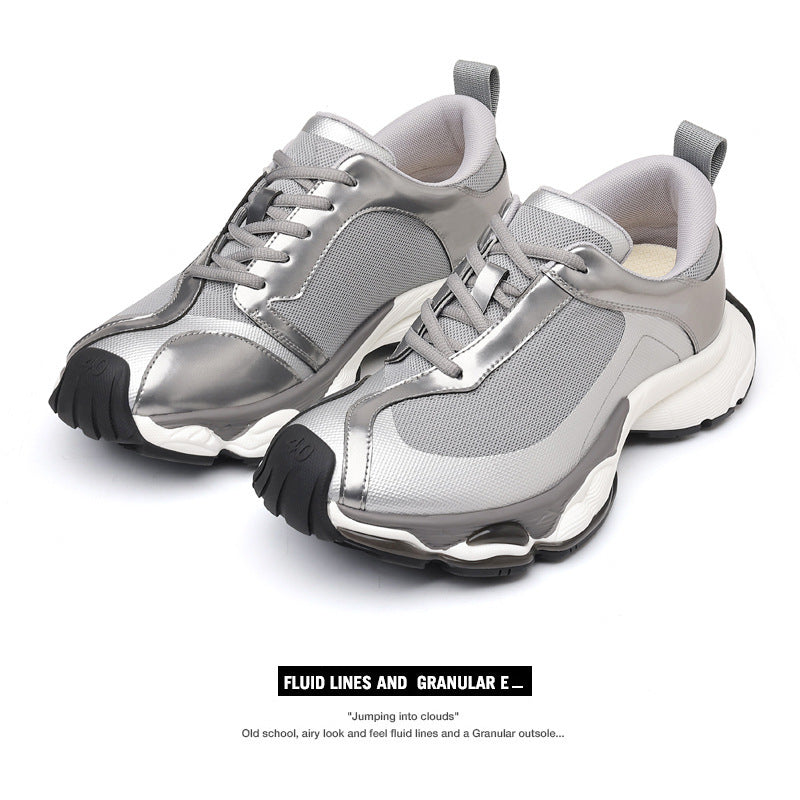 Men's Outdoor Thick Bottom Lightweight Mesh Surface Sneakers