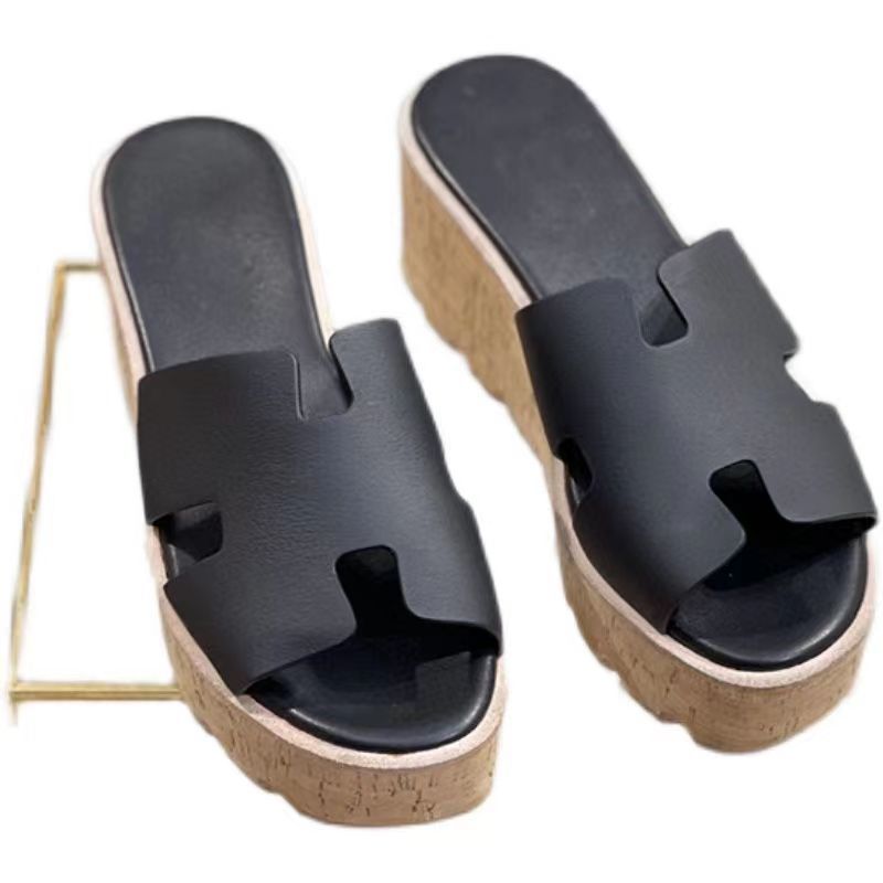 Women's Outdoor High Platform Height Increasing Roman Thick-soles Slippers