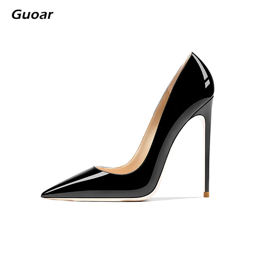 Upgraded Pointed Toe Shallow Mouth Patent Women's Fashion Shoes