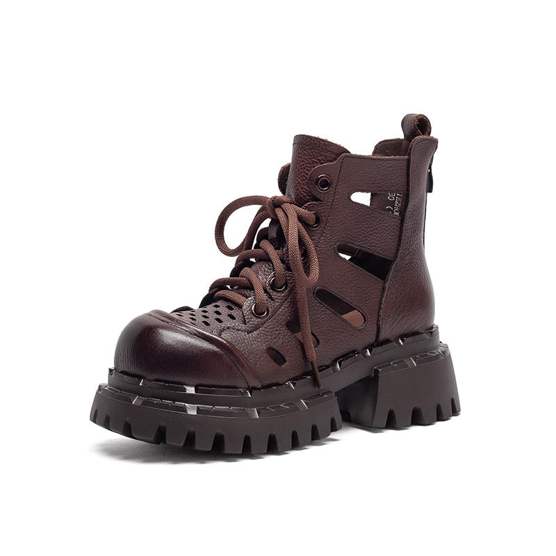 Women's Raise The Bottom Back Zipper Comfortable Stylish Platform Sandals