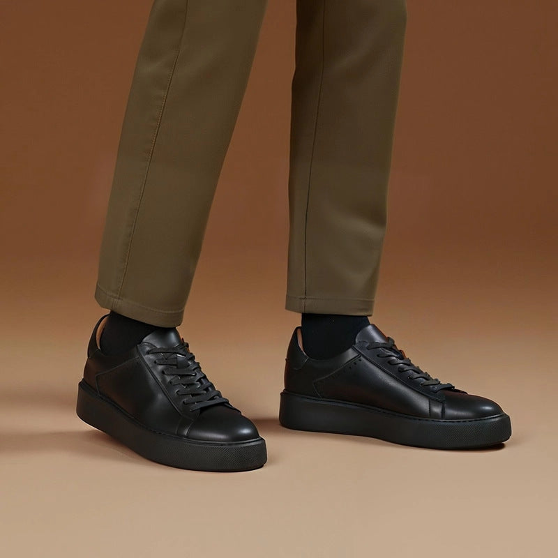 Men's Lei Jun Platform White Business Men's Shoes