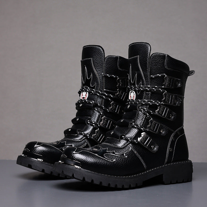 Men's Riding Worker Big Toe Waterproof Plus Boots