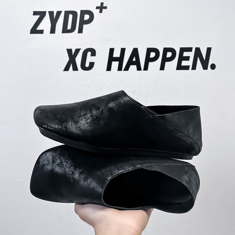 Minimalist Comfort Spring Soft Bottom Authentic Men's Casual Leather Shoes