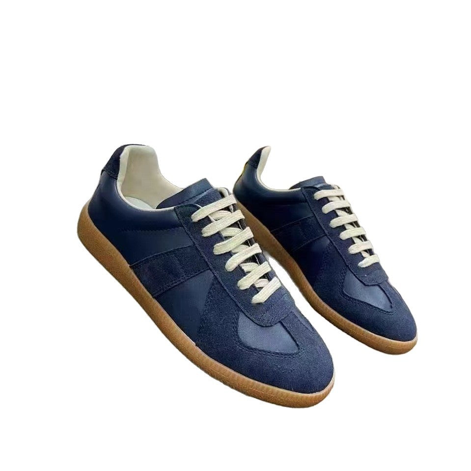 Women's Classic German Training Couple White Sneakers