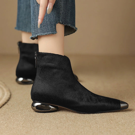 Women's French Style High Sense V Cut Boots