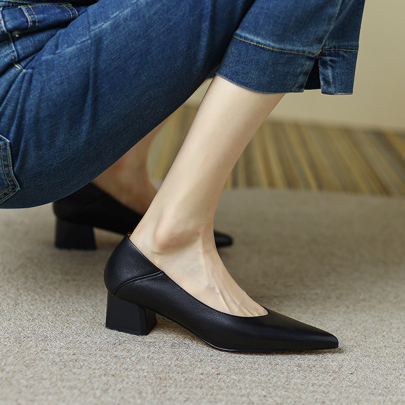 Women's French Style High Not Tired Feet Women's Shoes