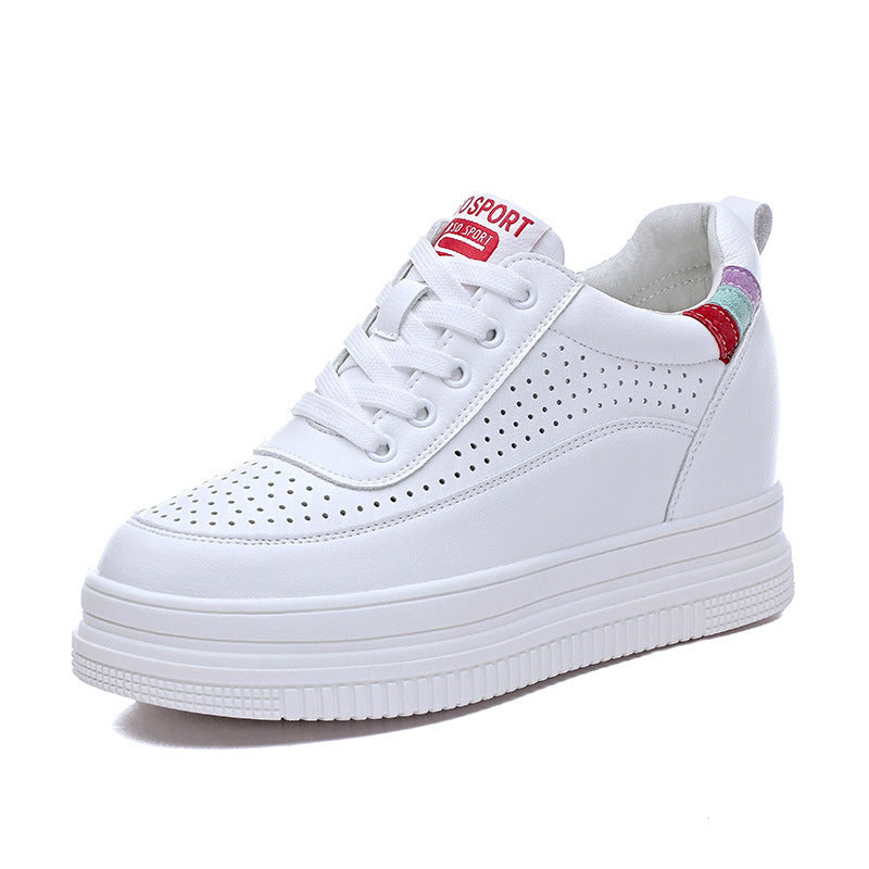 Women's For Height Increasing Insole Platform Wedge Women's Casual Shoes