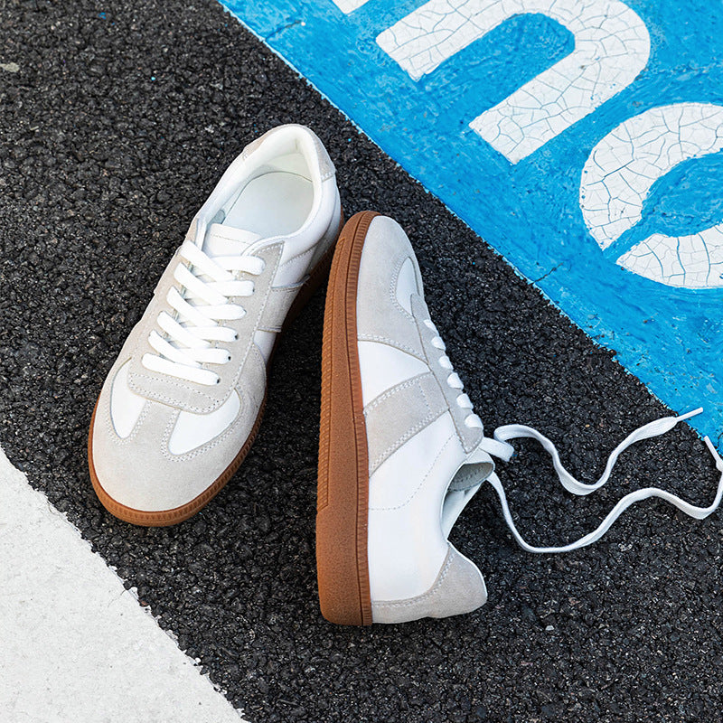 Women's German Training First Layer Cowhide Sheepskin Women's Casual Shoes