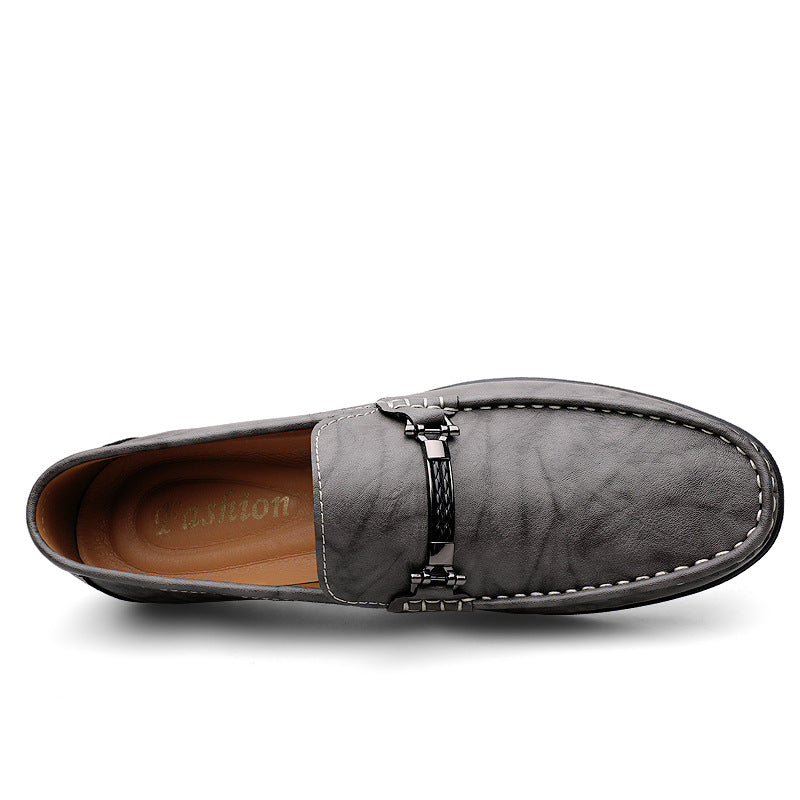 Men's Live Broadcast Plus Size Lazy Driving British Casual Shoes