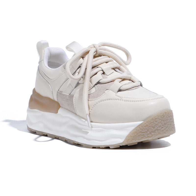 Women's Bread Korean Style Big Head Autumn Platform Sneakers
