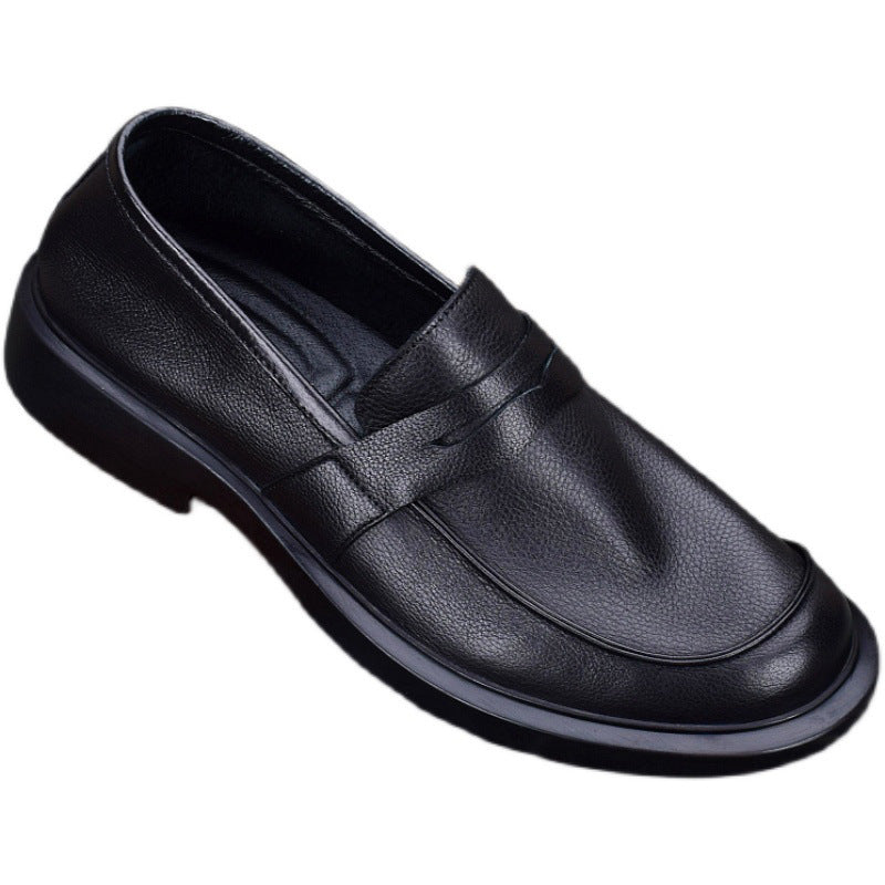 Men's Breathable Single Layer Soft Bottom Surface Leather Shoes