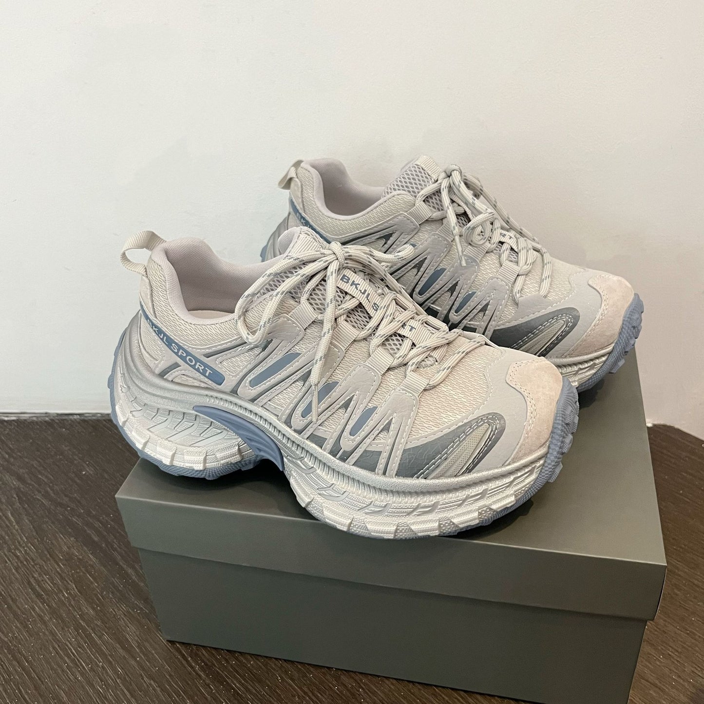 Women's Spring Platform Dad Mechanical Style Round Women's Sports Shoes