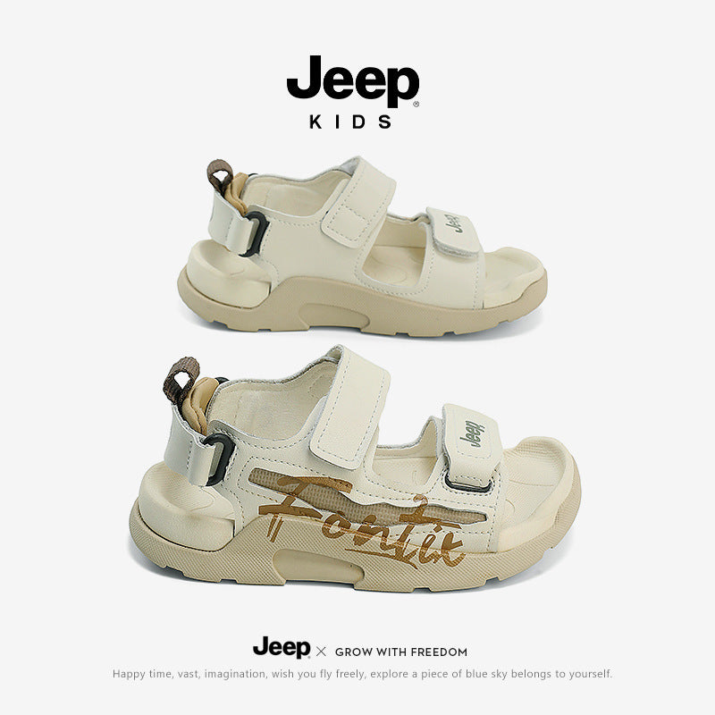 Children's Summer Boys Soft Sole Beach Middle Kid's Sandals