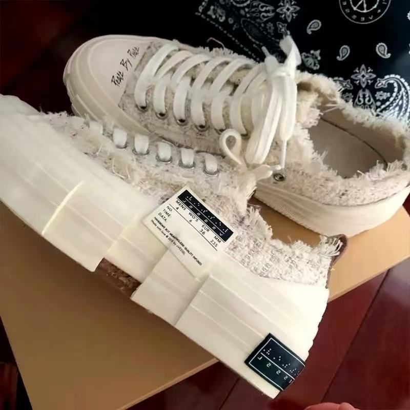 Wu Beggar Unisex Trendy Platform Couple Height Women's Casual Shoes