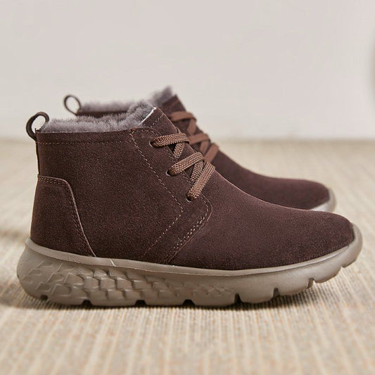Women's Genuine Fur Winter Veet Short Thermal Soft Soled Northeast Women's Leather Boots